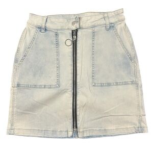 Arizona Jean Company Y2K Style Blue Cargo Mini Skirt Juniors Size 3